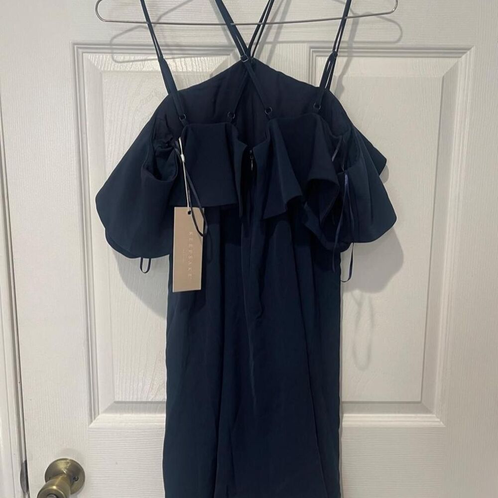 Keepsake-the-label Women's Navy and Blue Dress - Picture 2 of 4